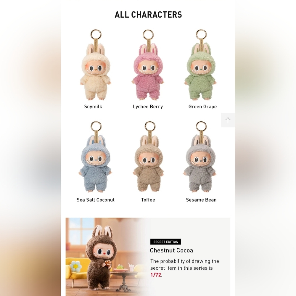 🩷🩵Authentic Pop Mart, The Monsters Exciting Macaron Full Sealed Set of 6 - Picture 11 of 11